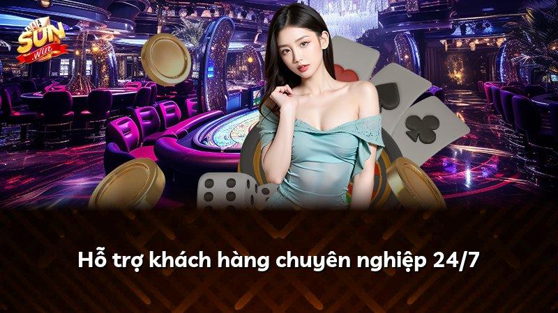 Hỗ trợ khách hàng chuyên nghiệp 24/7